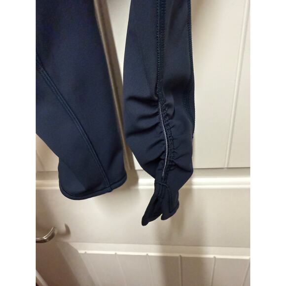 Lululemon Leggings cropped ruching Navy Blue Size 4 - Picture 4 of 4